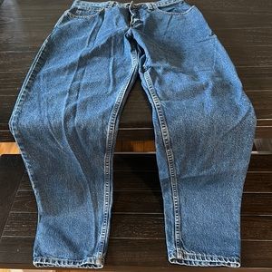 Victorias Secret London Jean Vintage Denim High Waisted Blue Jeans Size 12